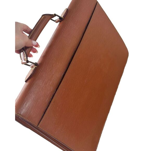 Louis Vuitton Serviette Conseiller Briefcase in Brown Epi Leather - Picture 11 of 12